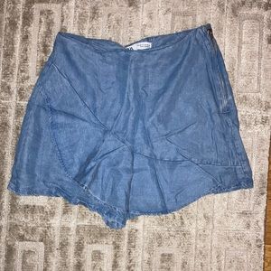 never worn jean skort